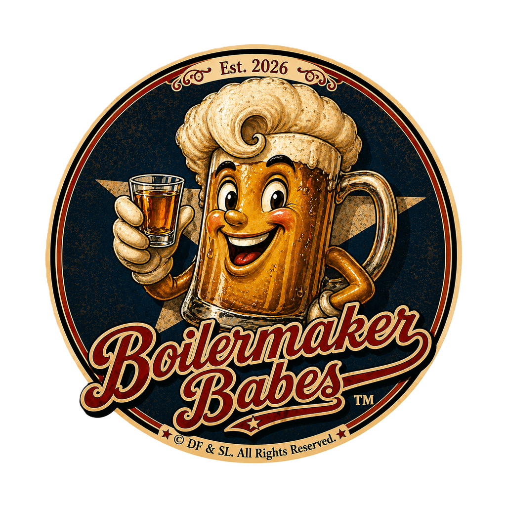 Mascot - Boilermaker Babes ™   — Retro Patriotic Pin-Up Vinyl Custom Cut Sticker