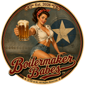 Rivets! (F) - Boilermaker Babes ™   — Retro Mechanic Pin-Up Vinyl Custom Cut Sticker