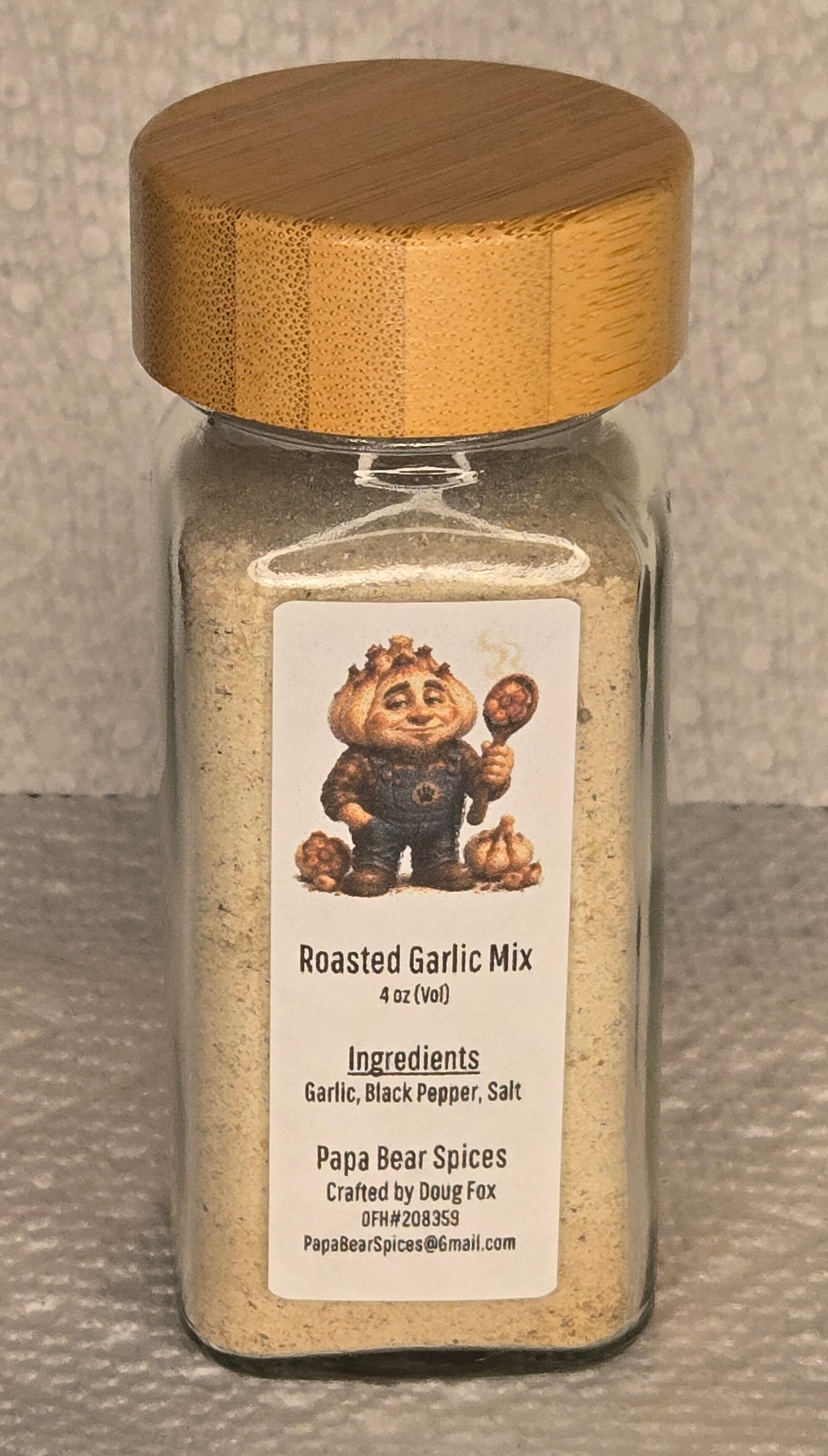 Garlic Blend, Dry Roasted